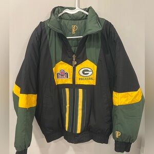 Pro player NFL Green Bay Packers reversible jacket